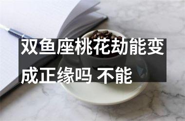 <h3>双鱼座桃花劫能变成正缘吗 不能