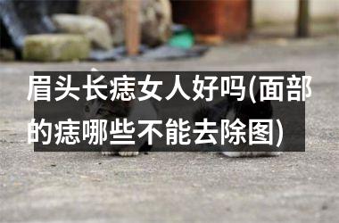 眉头长痣女人好吗(面部的痣哪些不能去除图)