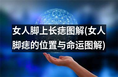 女人脚上长痣图解(女人脚痣的位置与命运图解)