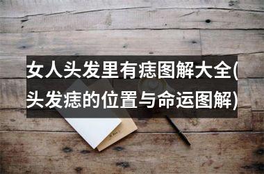 女人头发里有痣图解大全(头发痣的位置与命运图解)