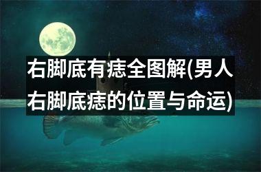 <h3>右脚底有痣全图解(男人右脚底痣的位置与命运)