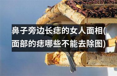 鼻子旁边长痣的女人面相(面部的痣哪些不能去除图)