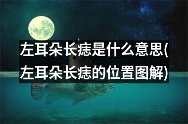 <h3>左耳朵长痣是什么意思(左耳朵长痣的位置图解)