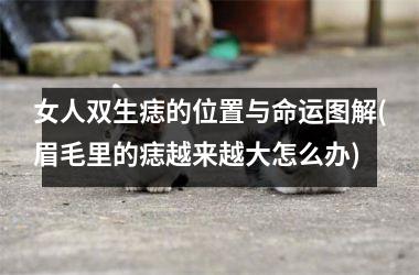 女人双生痣的位置与命运图解(眉毛里的痣越来越大怎么办)