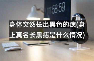 <h3>身体突然长出黑色的痣(身上莫名长黑痣是什么情况)