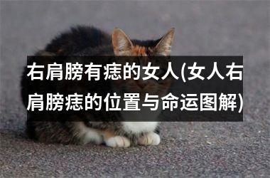 右肩膀有痣的女人(女人右肩膀痣的位置与命运图解)