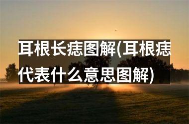 耳根长痣图解(耳根痣代表什么意思图解)
