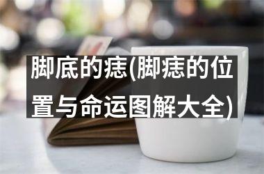 脚底的痣(脚痣的位置与命运图解大全)