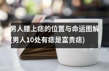 <h3>男人腰上痣的位置与命运图解(男人10处有痣是富贵痣)