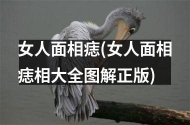 女人面相痣(女人面相痣相大全图解正版)