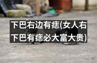 <h3>下巴右边有痣(女人右下巴有痣必大富大贵)