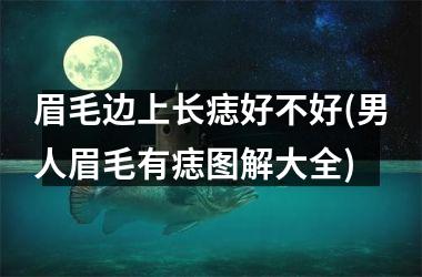 眉毛边上长痣好不好(男人眉毛有痣图解大全)