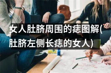 <h3>女人肚脐周围的痣图解(肚脐左侧长痣的女人)