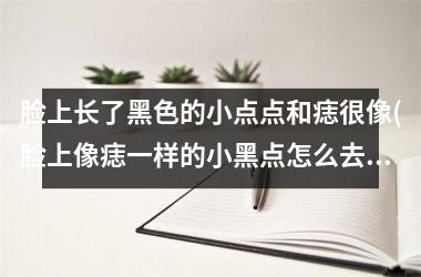 <h3>脸上长了黑色的小点点和痣很像(脸上像痣一样的小黑点怎么去除)