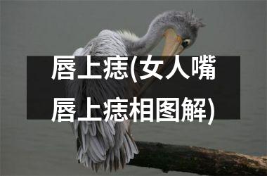<h3>唇上痣(女人嘴唇上痣相图解)