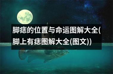 脚痣的位置与命运图解大全(脚上有痣图解大全(图文))