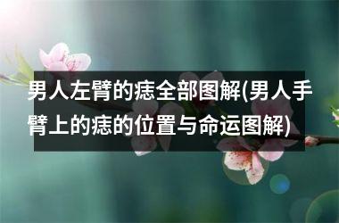男人左臂的痣全部图解(男人手臂上的痣的位置与命运图解)