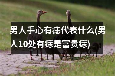男人手心有痣代表什么(男人10处有痣是富贵痣)