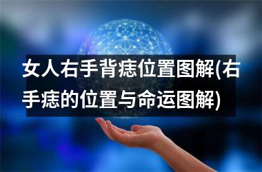 女人右手背痣位置图解(右手痣的位置与命运图解)