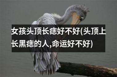 女孩头顶长痣好不好(头顶上长黑痣的人,命运好不好)