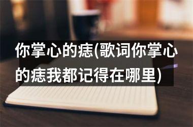 你掌心的痣(歌词你掌心的痣我都记得在哪里)