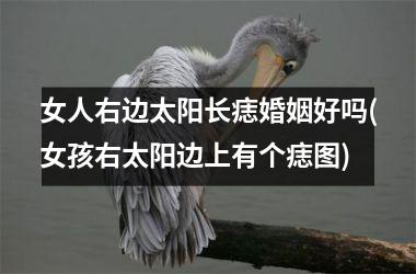 女人右边太阳长痣婚姻好吗(女孩右太阳边上有个痣图)