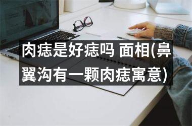 肉痣是好痣吗 面相(鼻翼沟有一颗肉痣寓意)