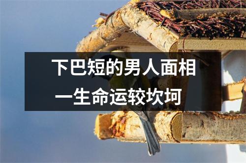<h3>下巴短的男人面相一生命运较坎坷