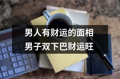 <h3>男人有财运的面相男子双下巴财运旺