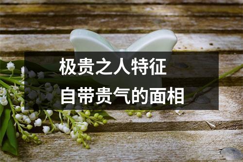 极贵之人特征自带贵气的面相