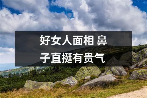 <h3>好女人面相鼻子直挺有贵气