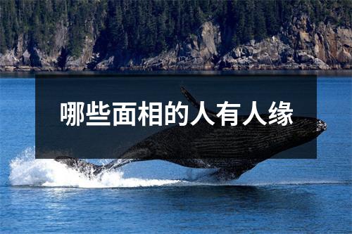 哪些面相的人有人缘
