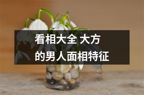 <h3>看相大全大方的男人面相特征