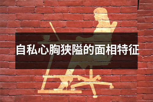 <h3>自私心胸狭隘的面相特征