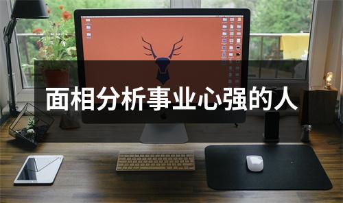 面相分析事业心强的人