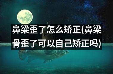 <h3>鼻梁歪了怎么矫正(鼻梁骨歪了可以自己矫正吗)