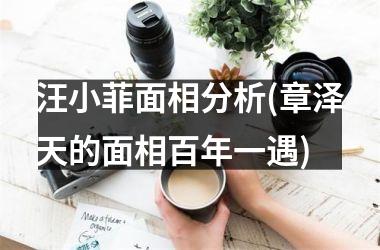 <h3>汪小菲面相分析(章泽天的面相百年一遇)