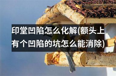 <h3>印堂凹陷怎么化解(额头上有个凹陷的坑怎么能消除)