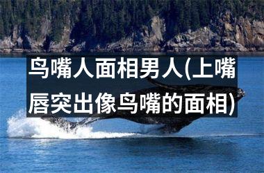 鸟嘴人面相男人(上嘴唇突出像鸟嘴的面相)