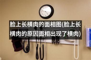脸上长横肉的面相图(脸上长横肉的原因面相出现了横肉)
