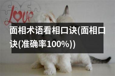 <h3>面相术语看相口诀(面相口诀(准确率100%))