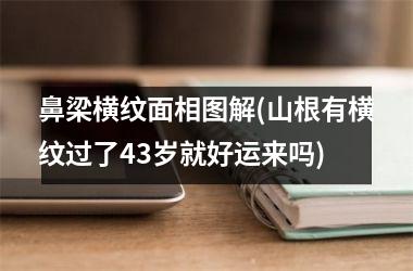 鼻梁横纹面相图解(山根有横纹过了43岁就好运来吗)