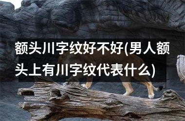 <h3>额头川字纹好不好(男人额头上有川字纹代表什么)