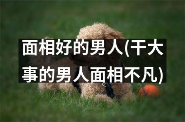 面相好的男人(干大事的男人面相不凡)