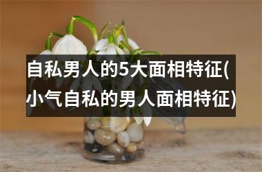 自私男人的5大面相特征(小气自私的男人面相特征)