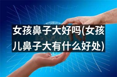 <h3>女孩鼻子大好吗(女孩儿鼻子大有什么好处)