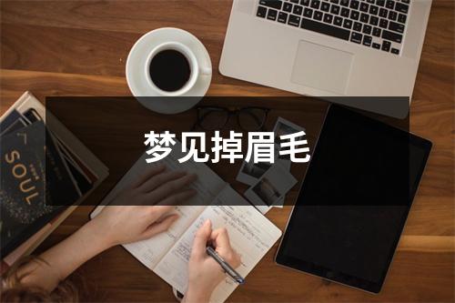 <h3>梦见掉眉毛