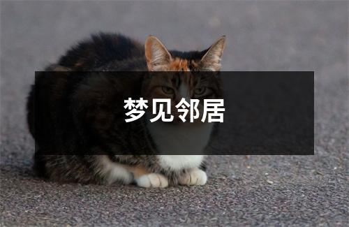 梦见邻居