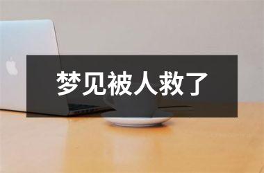<h3>梦见被人救了