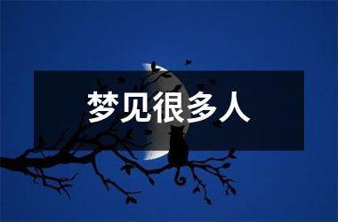 梦见很多人
